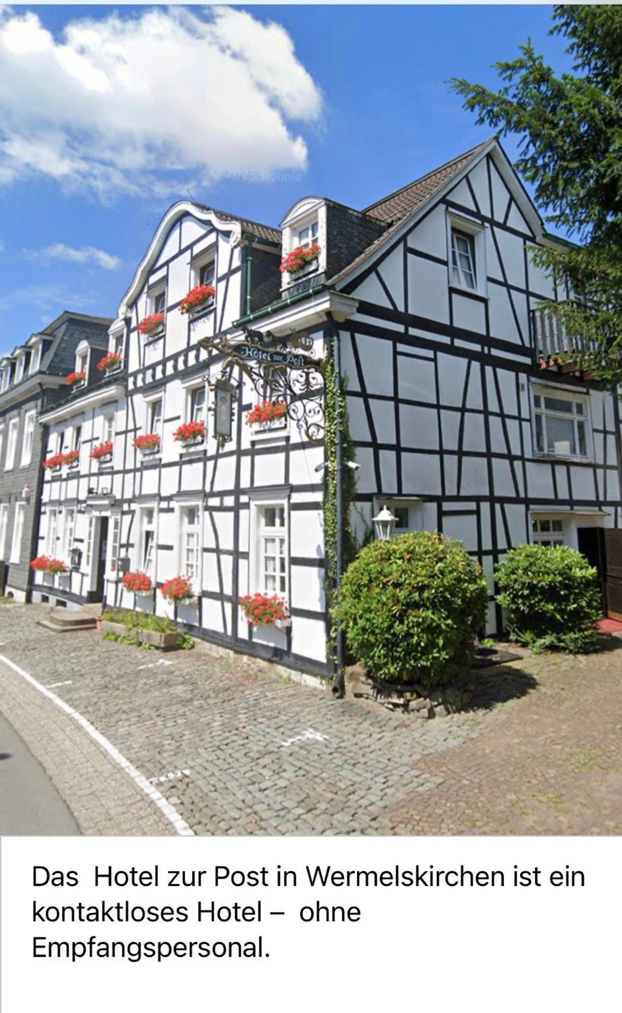 Hotel Zur Post Dabringhausen - Contactless Self Check-In Wermelskirchen Exterior photo