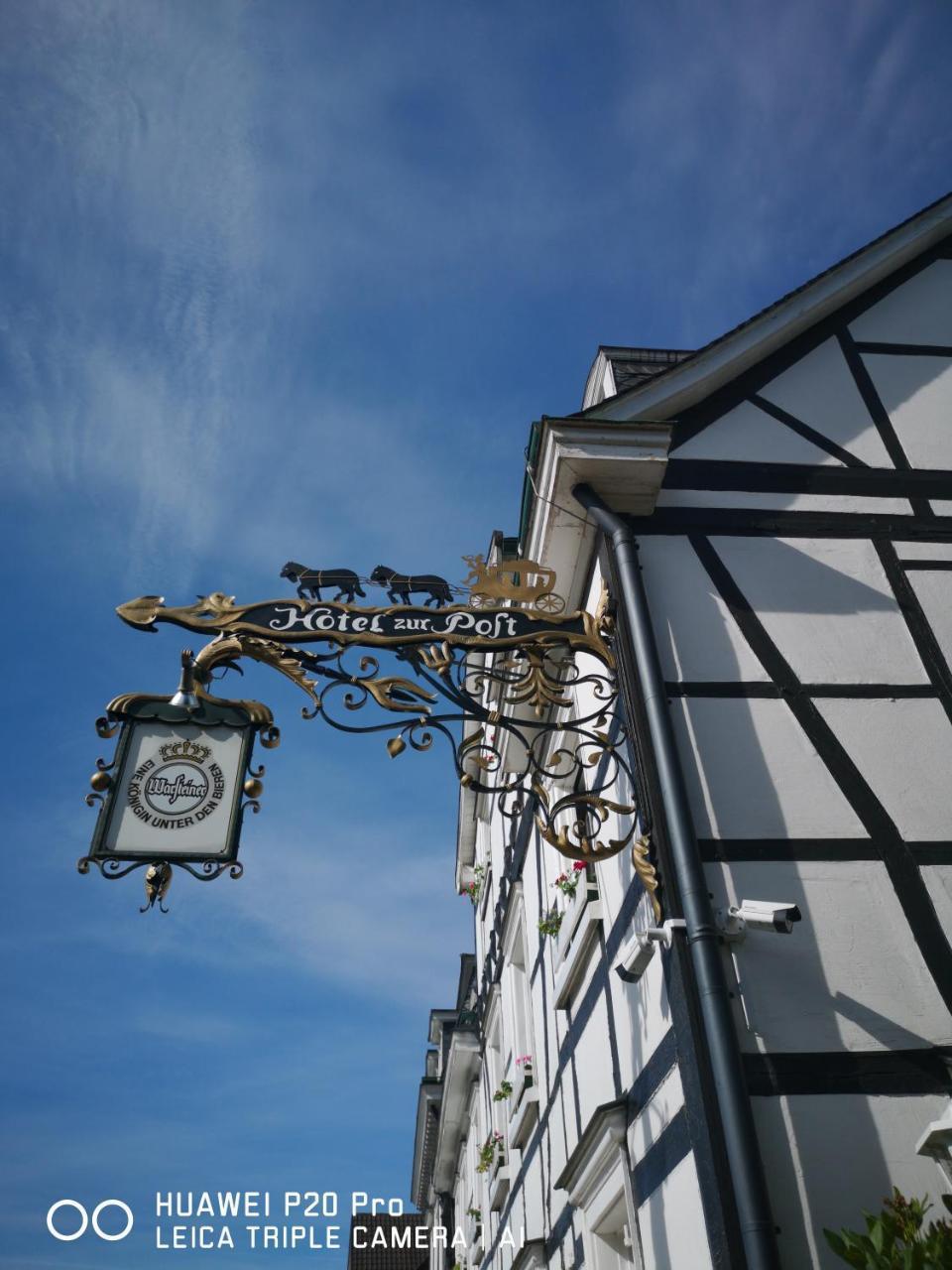 Hotel Zur Post Dabringhausen - Contactless Self Check-In Wermelskirchen Exterior photo